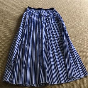Zara striped skirt